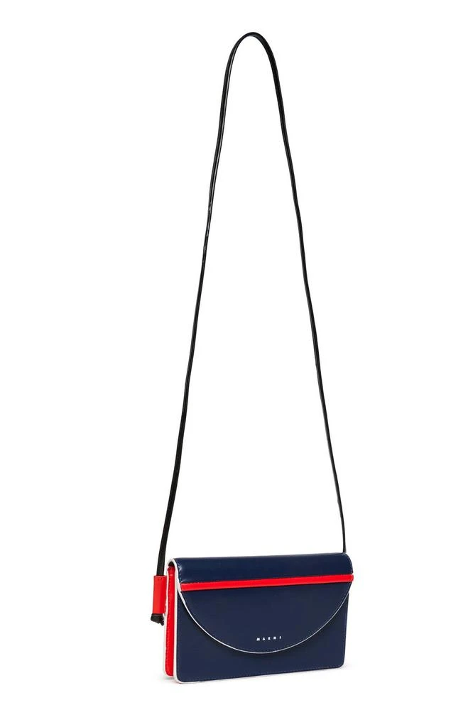Marni Marni Kids Logo Printed Foldover Top Shoulder Bag 3