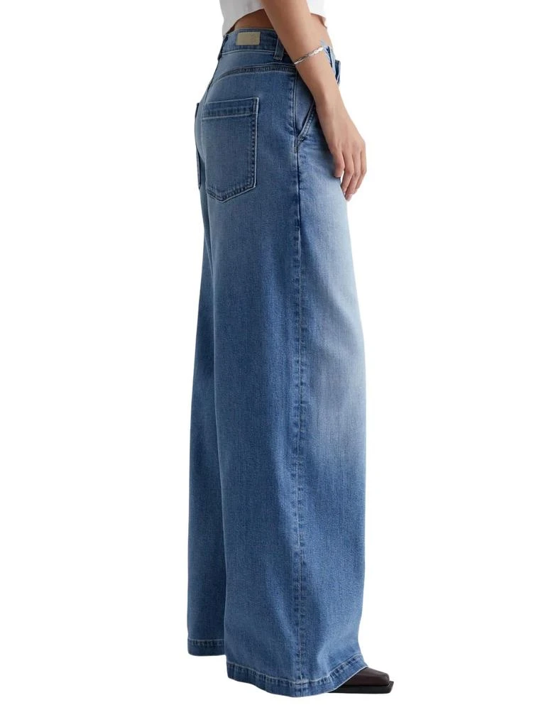 AG Jeans Stella Low Slung Palazzos Jeans In Dune 2