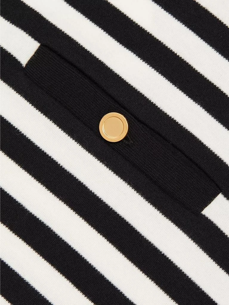 FRAME Striped Cotton Pocket T-Shirt 7
