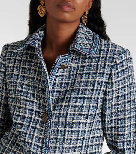 ETRO Cotton-blend tweed jacket 4