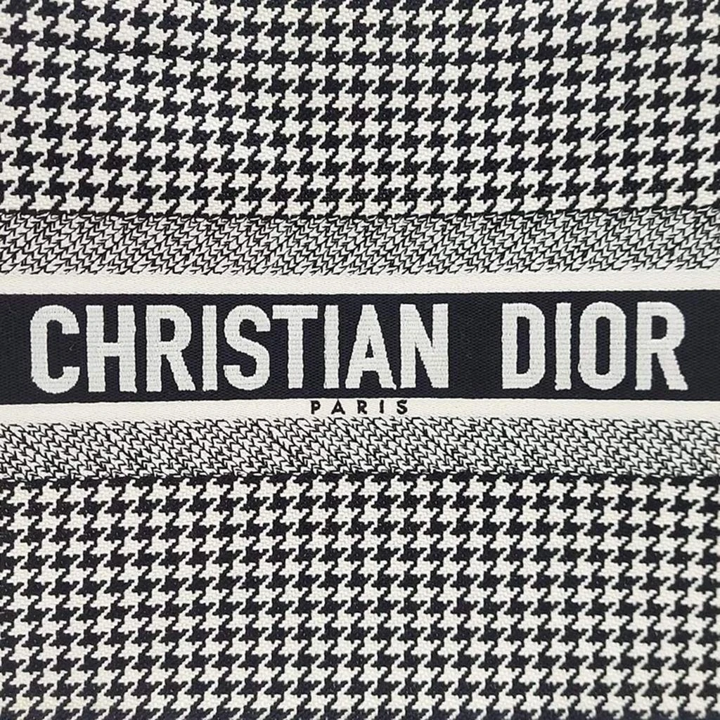 Dior Christian Dior Black/White Canvas Book Tote Bag 6