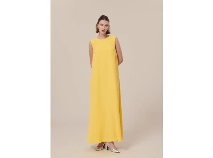 Tara Jarmon Robe Roxy-Jaune en Polyester 1