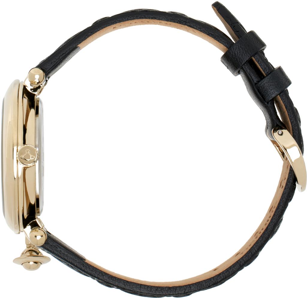 Vivienne Westwood Black & Gold Orb Watch
