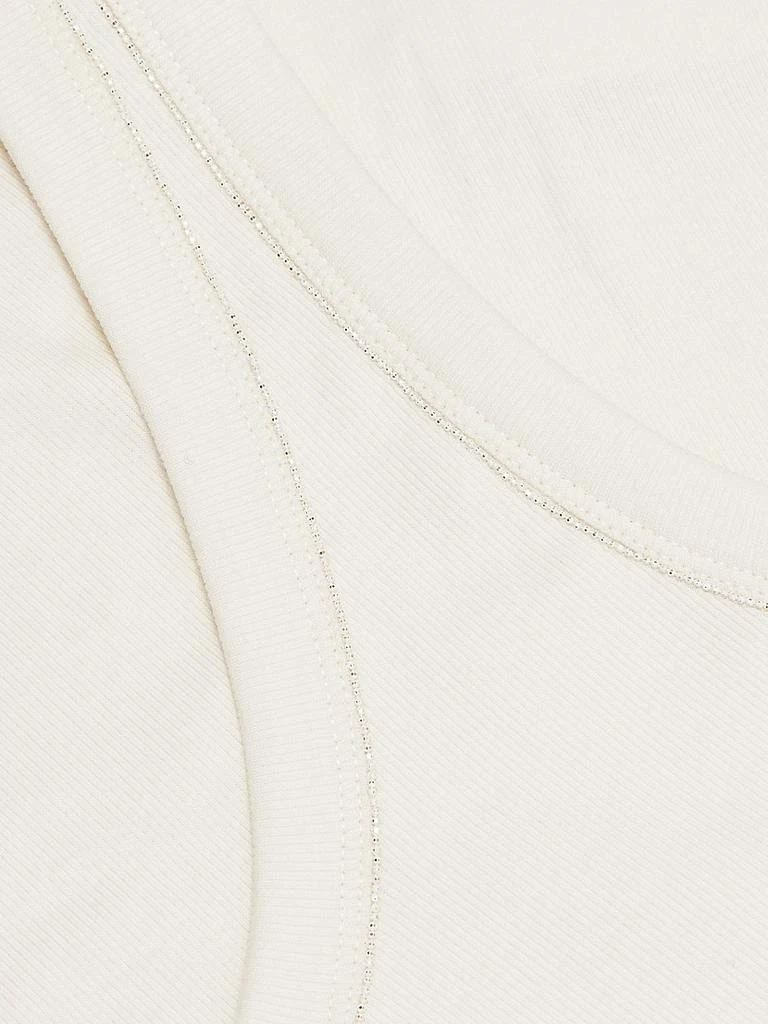 Fabiana Filippi Diamante Trim Rib-Knit Tank 7