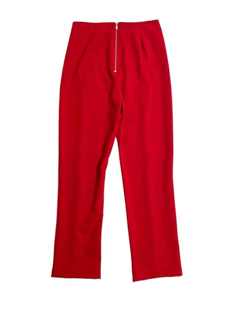 Tiger Mist Women's Stretch High Waist Pants In Red