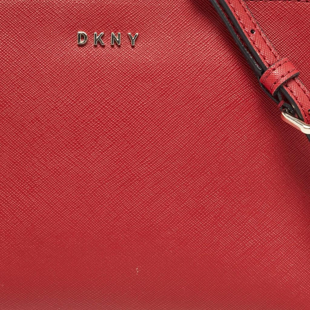 DKNY DKNY Red Leather Bryant Dome Crossbody Bag 6