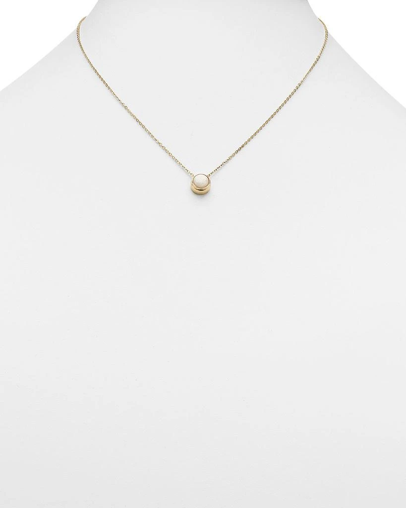 Bloomingdale's Fine Collection Opal Bezel Set Pendant Necklace in 14K Yellow Gold, 18"  - Exclusive 2