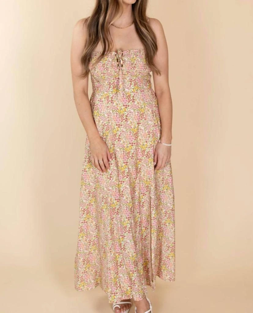 the seraphina midi nap dress The Analise Nap Dress | Blue Swiss Dot / XS