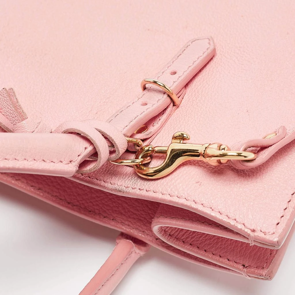 Balenciaga Balenciaga Pink Leather Mini Metallic Edge Papier A4 Tote 8