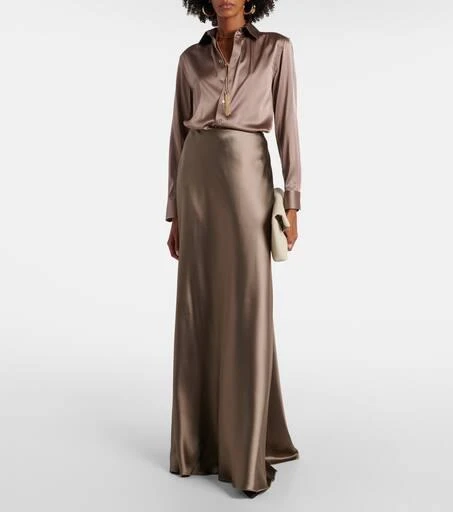 Ralph Lauren Masina satin maxi skirt 2