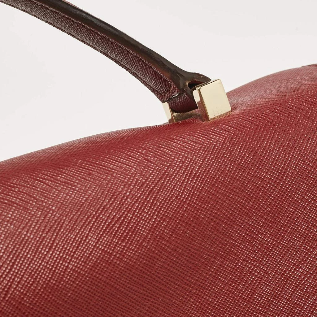 Kate Spade Kate Spade Maroon Leather Way Lilah Top Handle Bag 7