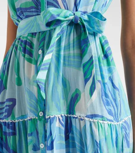 Poupette St Barth Kora printed cotton gauze maxi dress 5