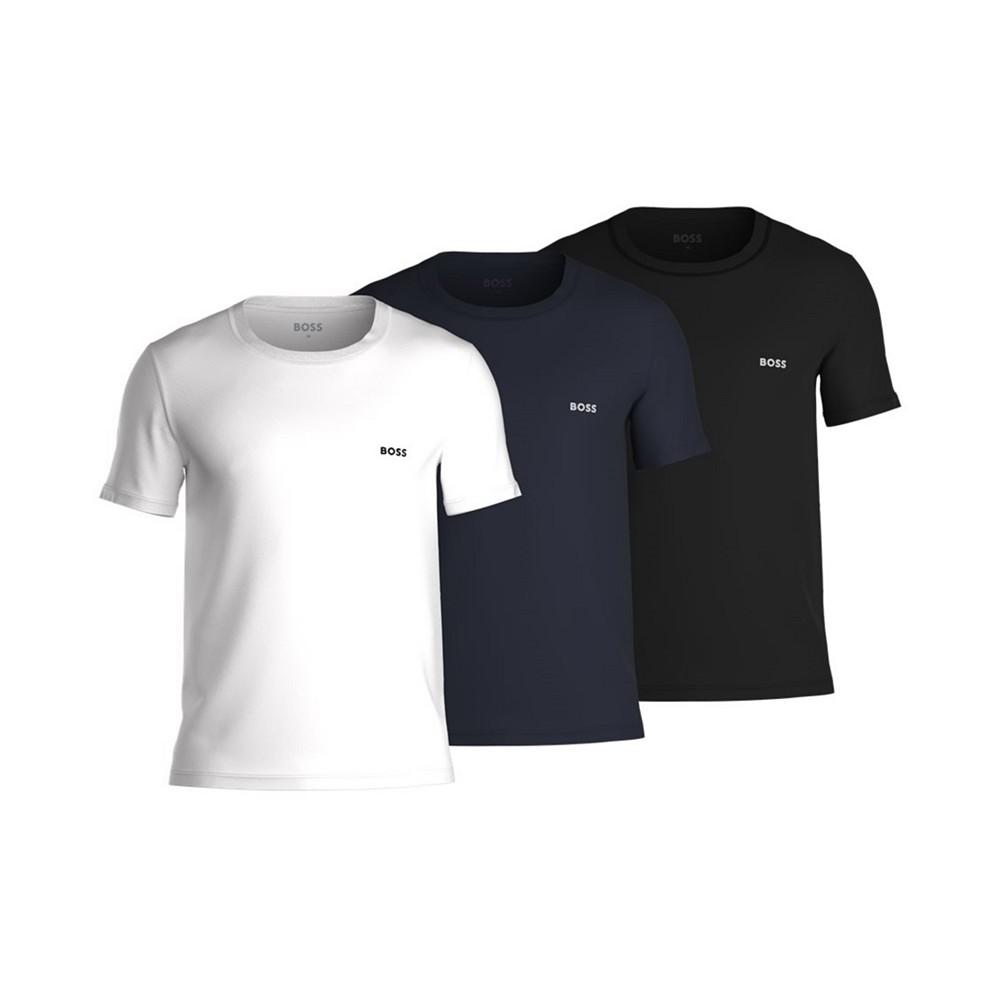 Hugo Boss Men's Classic 3-Pk. Logo-Print Cotton T-Shirts