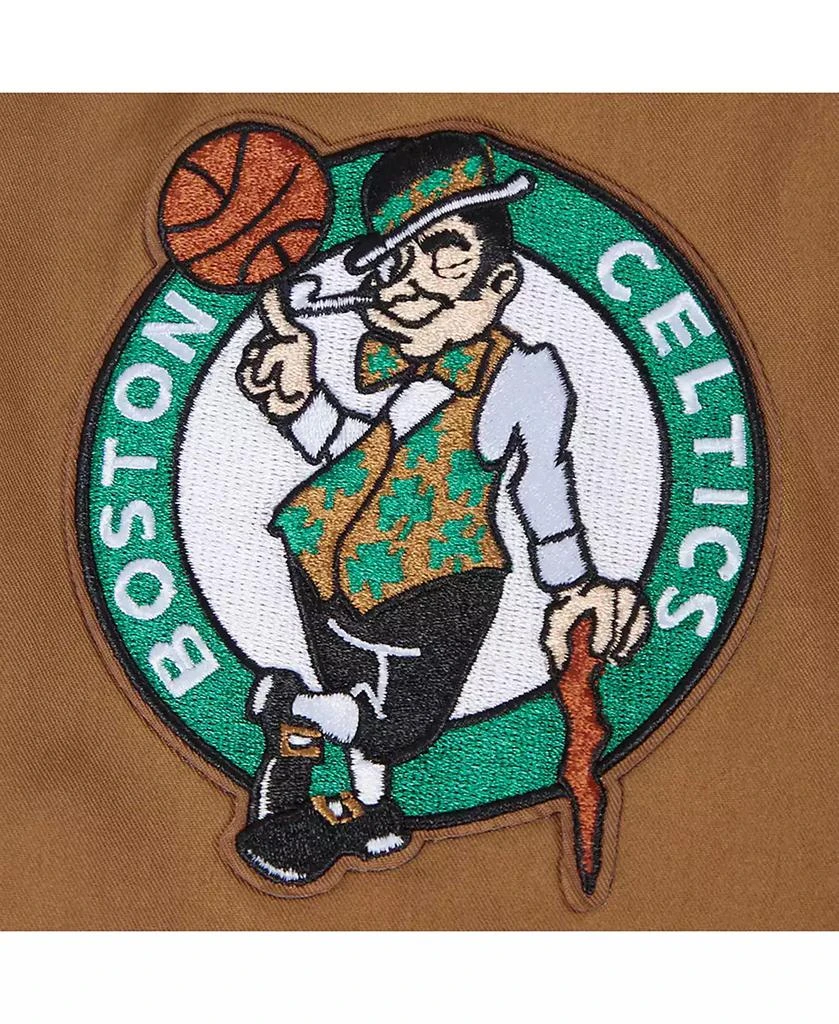 Pro Standard Men's Brown Boston Celtics Paint The City Full-Zip Jacket 5
