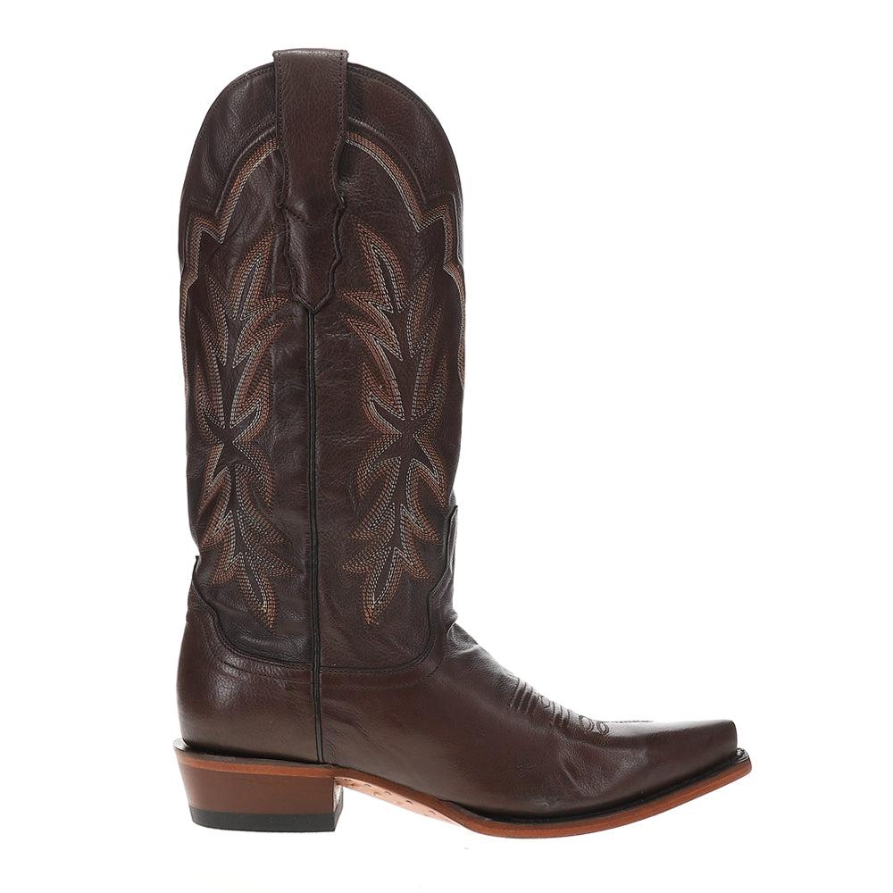 STETSON Casey Embroidered Snip Toe Cowboy Boots
