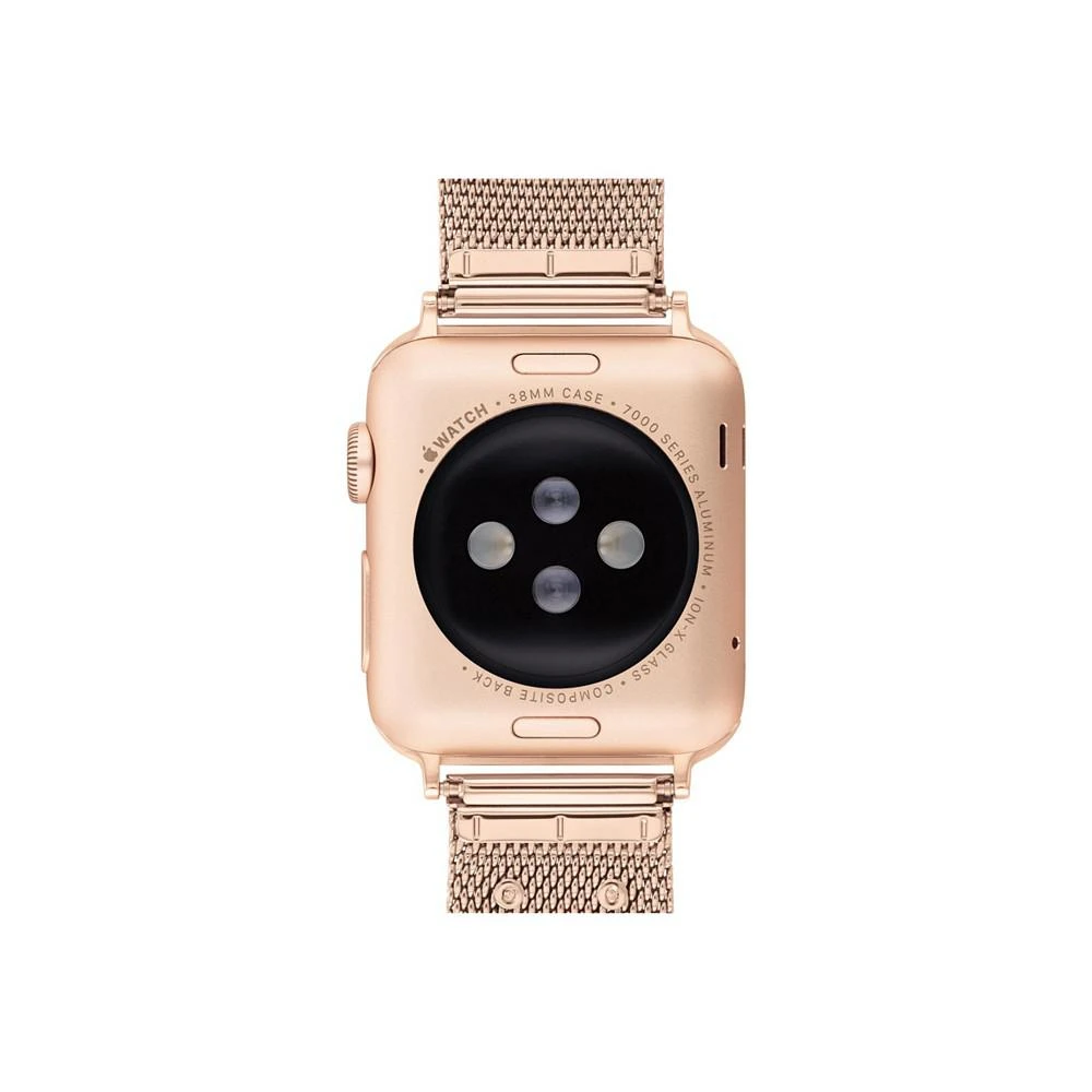 COACH Rose Gold-Tone Mesh Bracelet 38/40/41mm Apple Watch Band 3
