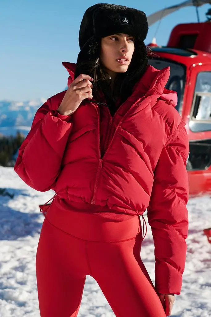 Alo Glacier Puffer - Bold Red - Coats - Free Shipping - BeyondStyle