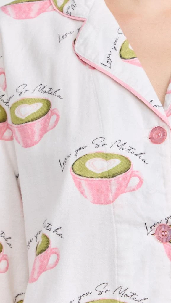 PJ Salvage Flannel PJ Set 5