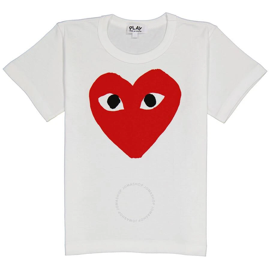 Comme des Garcons Kids Short-sleeve Big Heart Print T-shirt 1