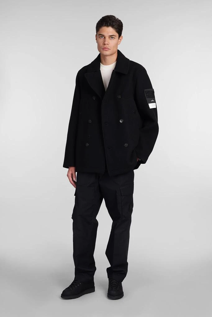 Stone Island ghost Double-breasted Coat 2
