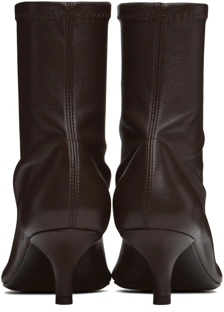 Totême Brown 'The Heeled Sock' Boots 2