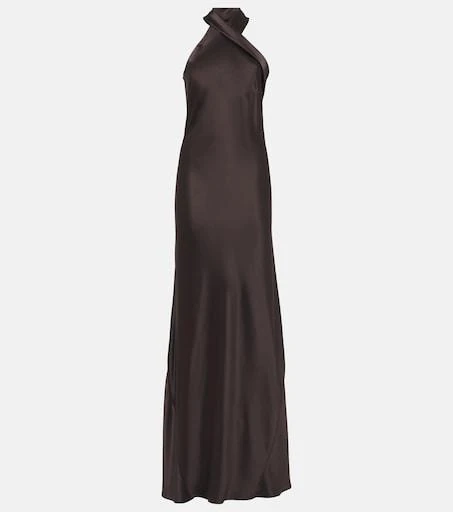 Pandora halterneck satin maxi dress  On Sale Now with Up to 31% Off |  Discover Exclusive Deals & Savings at BeyondStyle  Authentic Galvan w| dresses|e|designers|maxi dresses|women|galvan|clothing|o|m|n with  Limited-Time Discounts, Free Shipping,