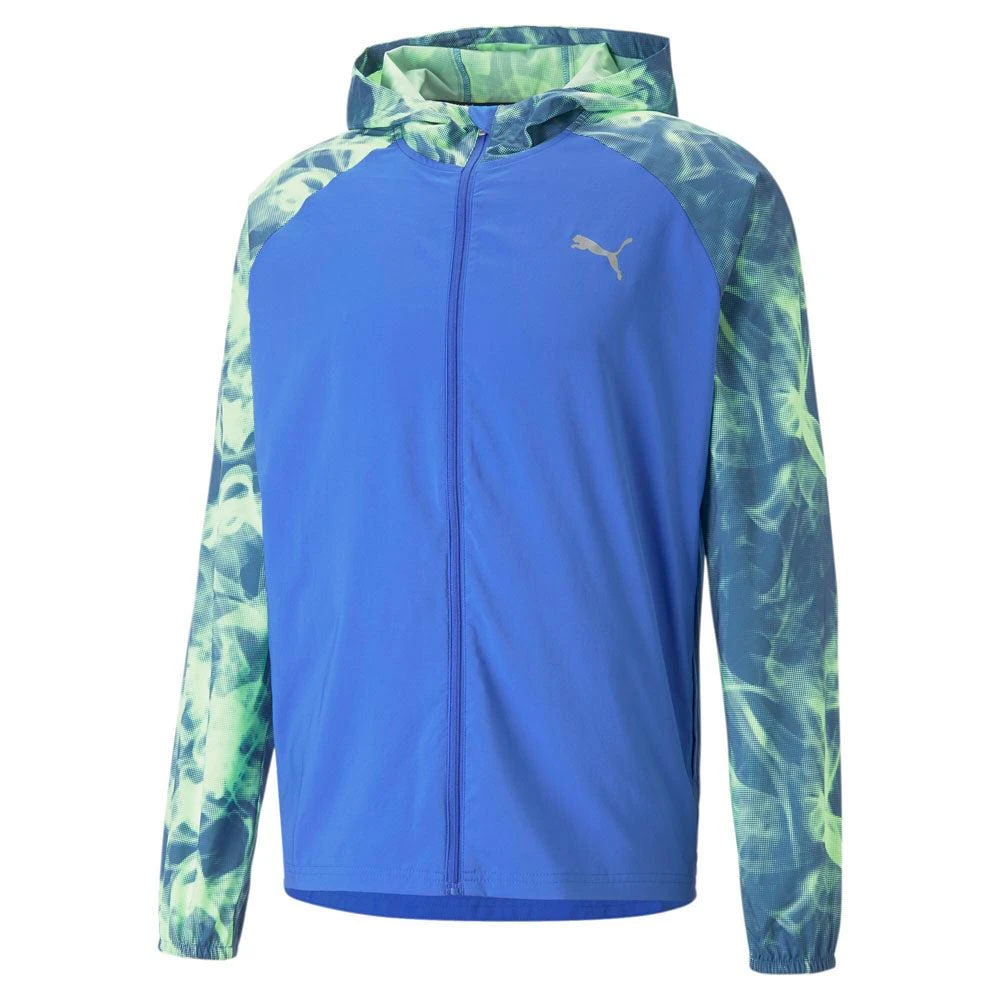 Puma Run Favorite Tie Dye Woven Full-Zip Jacket 1