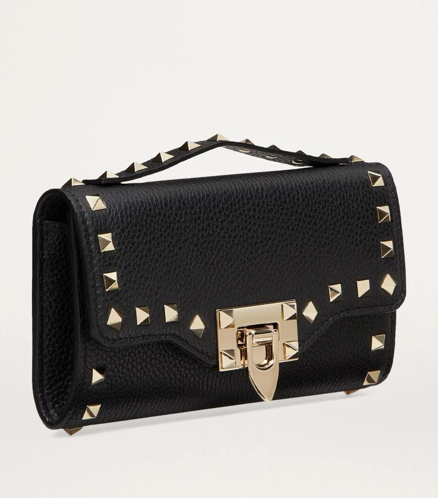 Valentino Leather Rockstud Chain Wallet 2