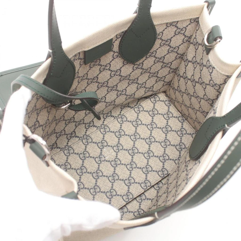 Gucci Canvas Leather Tote Bag 4