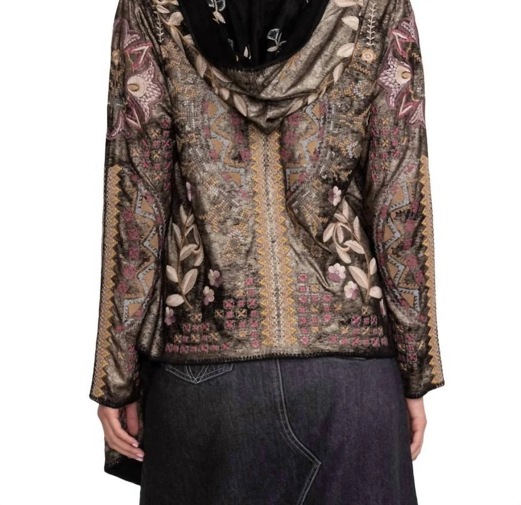 Johnny Was Johnny Was - Biya Metallic Short Hoodie 3