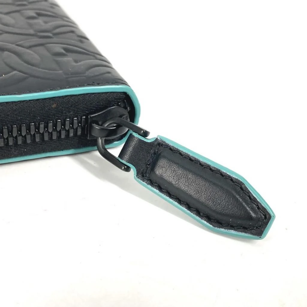 Salvatore Ferragamo blue Leather Long Wallet (Bi-Fold) (Pre-Owned) 3