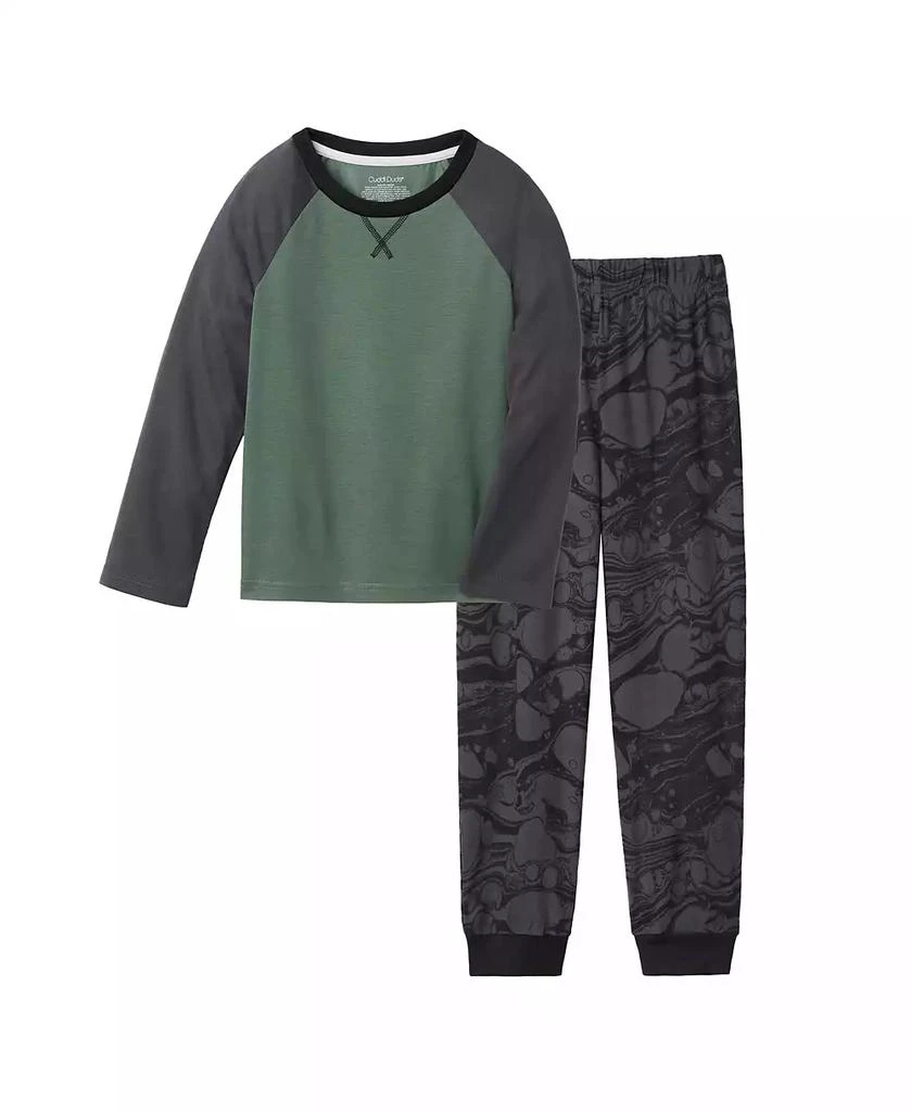 Cuddl Duds Boys Marble Jogger Pajama Set 1