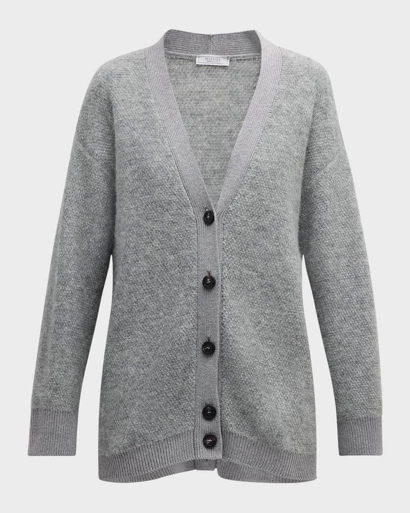 Peserico Button-Down Boucle Cardigan 1