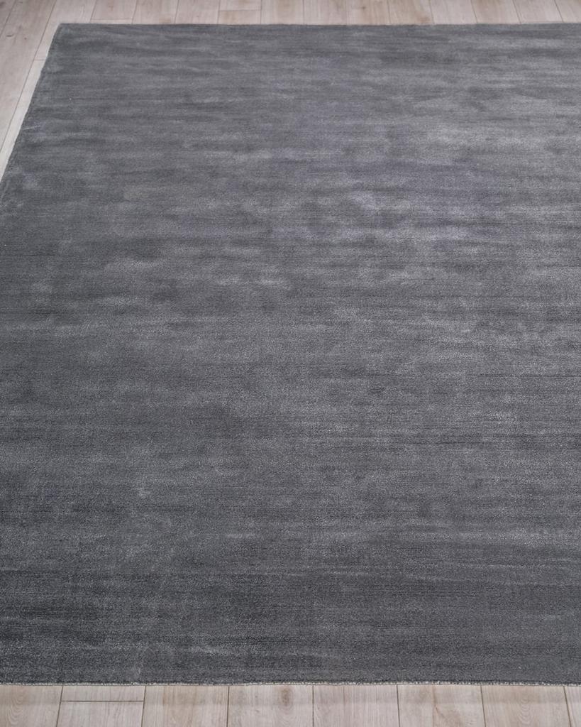 Exquisite Rugs Velutto Hand-Loomed Gray Rug, 10' x 14'