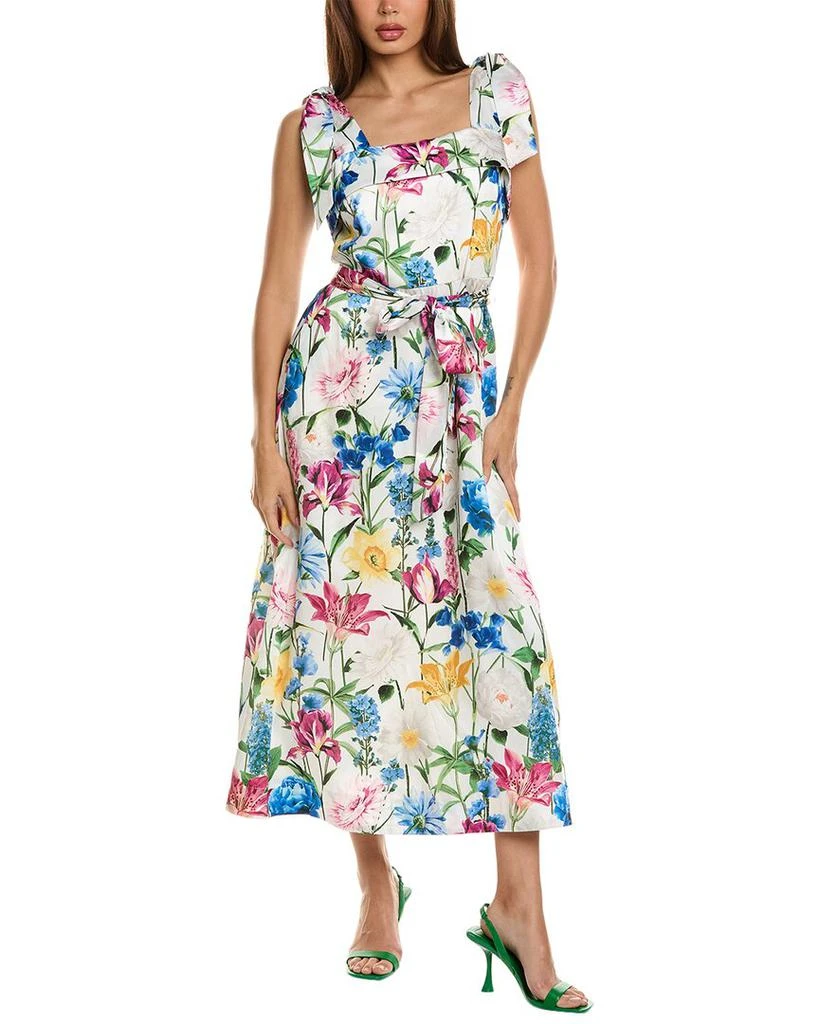 Anne Klein Tie Strap A-Line Dress 1