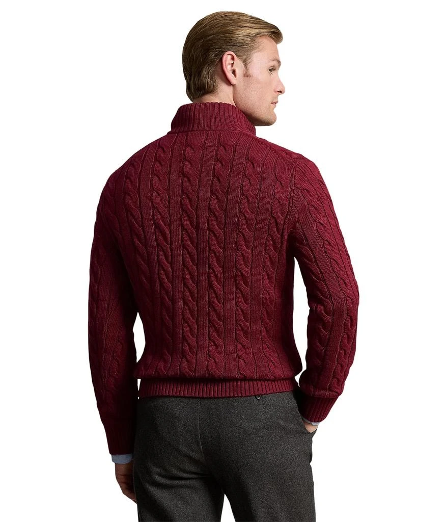 Ralph Lauren Long Sleeve Cotton Cable 1/2 Zip 2