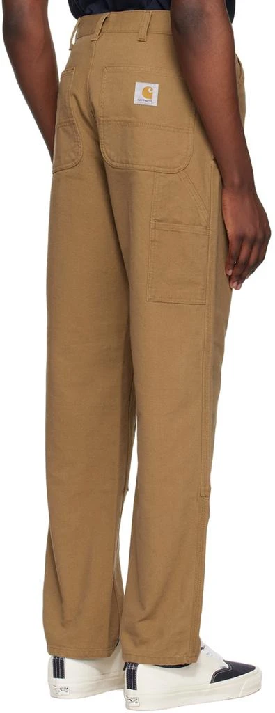 Carhartt WIP Brown Double Knee Trousers 3