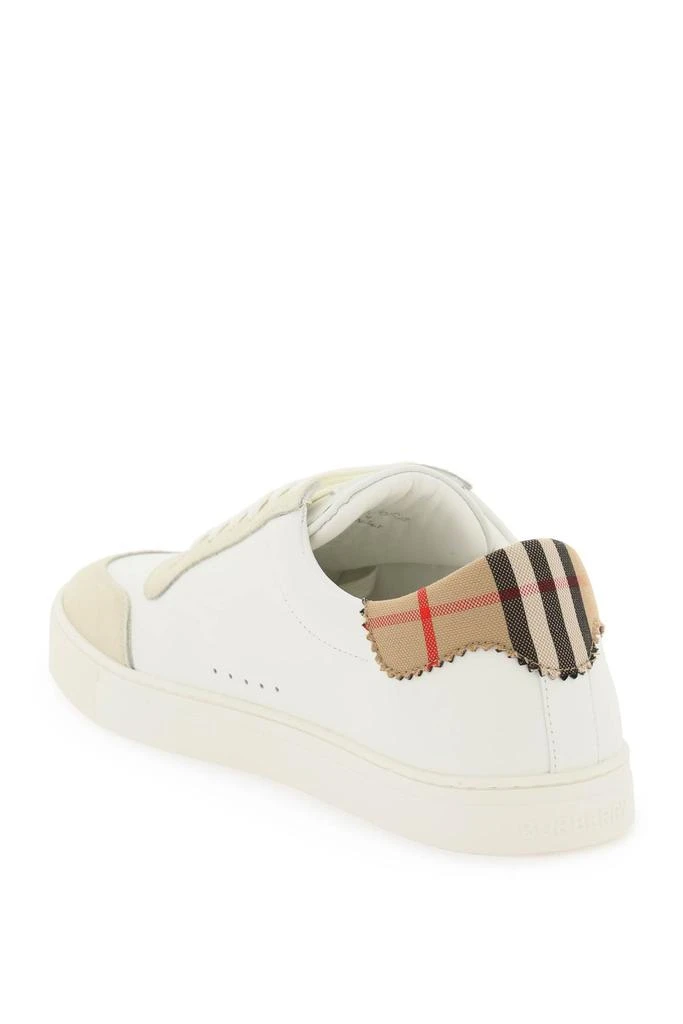 BURBERRY low-top leather sneakers 3