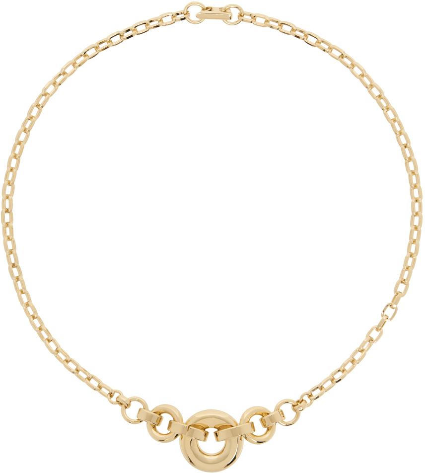 Laura Lombardi Gold Pezza Necklace