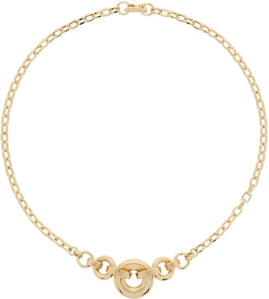 Laura Lombardi Gold Pezza Necklace 1