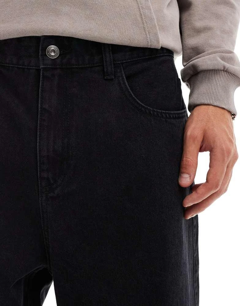 Bershka Bershka standard fit jeans in black 3