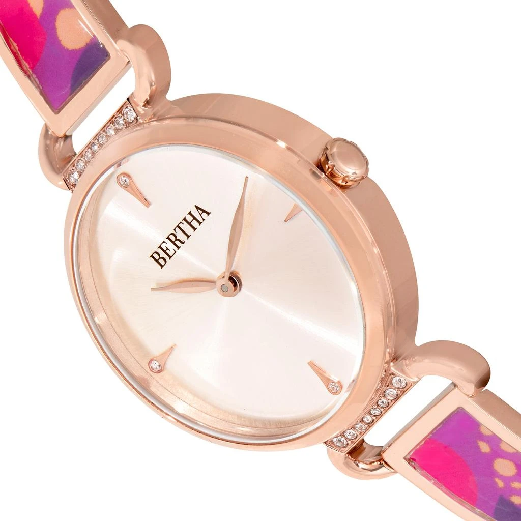 BERTHA Katherine Enamel-Designed Bracelet Watch 9