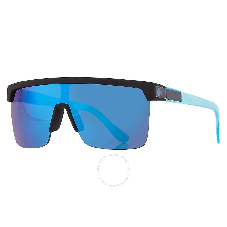 Spy FLYNN 5050 HD Plus Gray Green with Dark Blue Spectra Mirror Shield Unisex Sunglasses 6700000000083 3