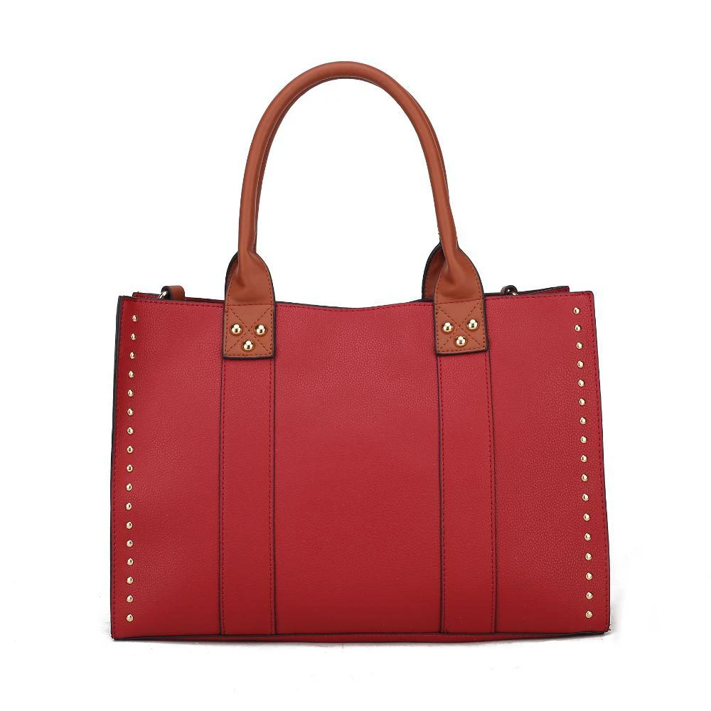 MKF Collection By Mia K. Davina Vegan Leather Women’s Tote Bag with wallet 4