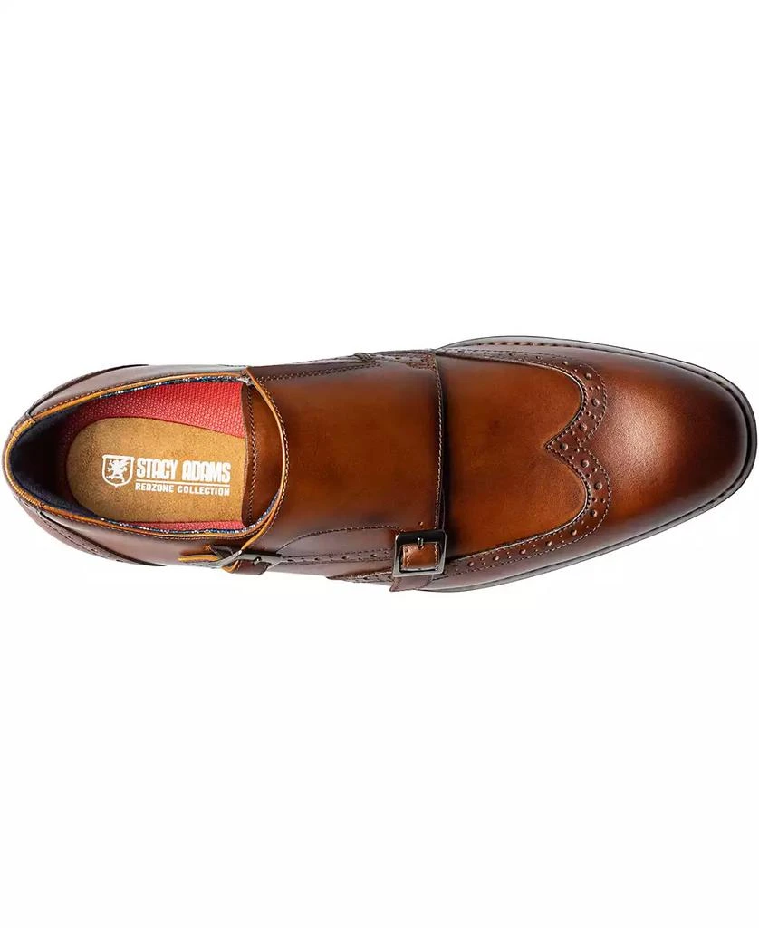 Stacy Adams Men's Karson Wingtip Double-Monk Strap Dress Shoe 6