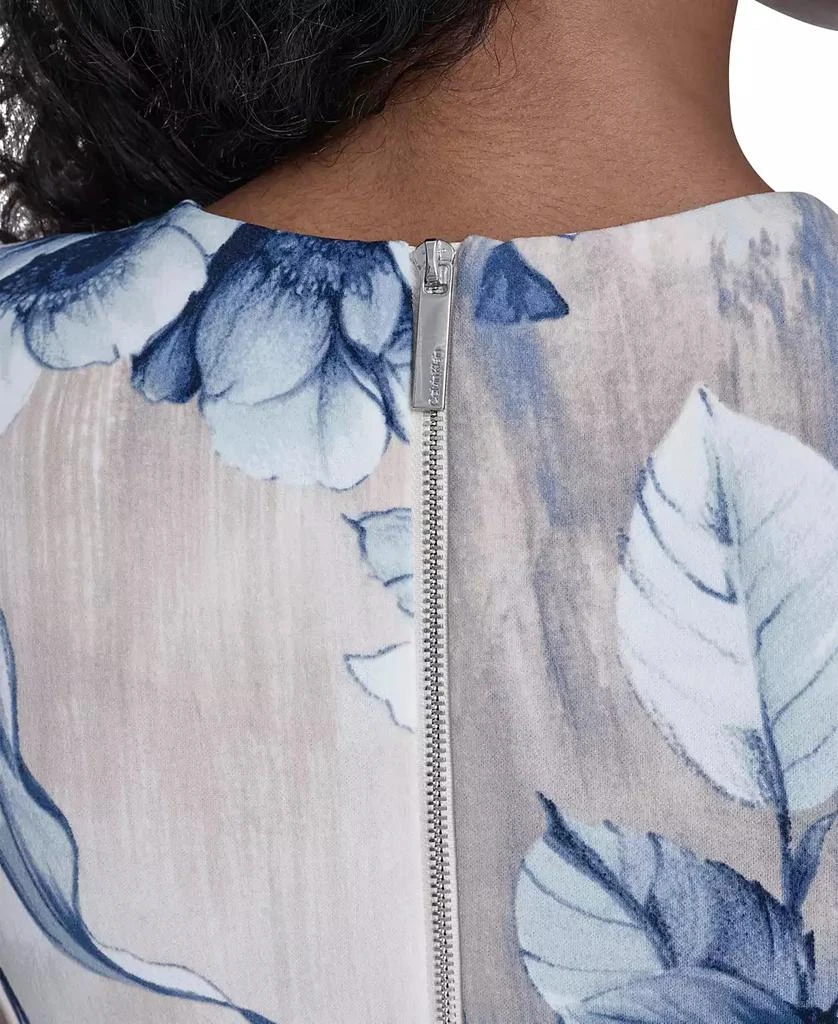 Women's Printed Tulip Short-Sleeve Sheath Dress – On Sale Now with Up to  40% Off