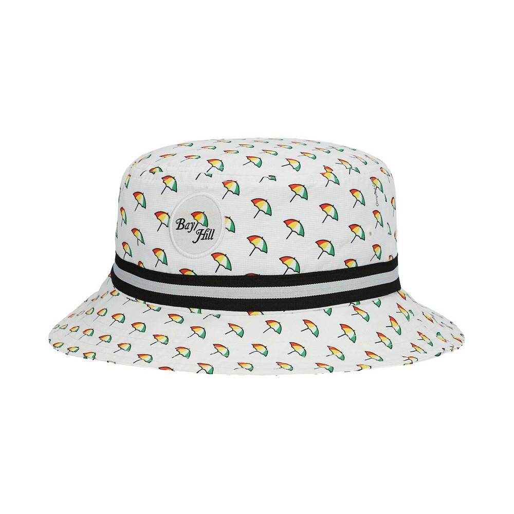 Imperial Men's White Bay Hill Allover Umbrella Bucket Hat