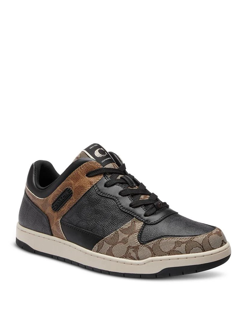 COACH Men's C201 Signature Lace Up Sneaker 1