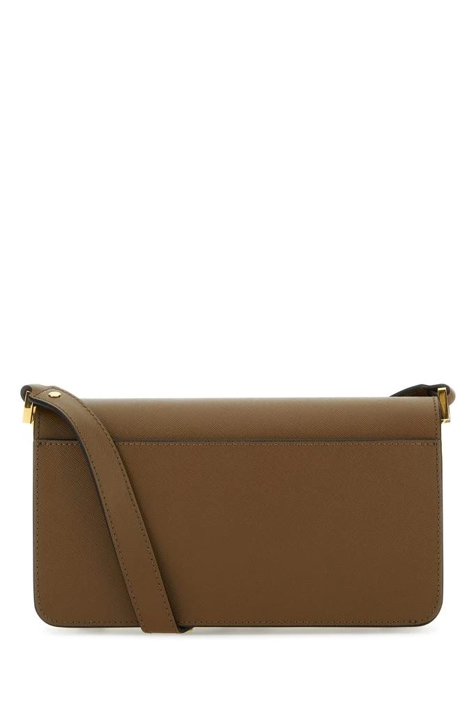 Marni Brown leather Trunk E/W shoulder bag 2