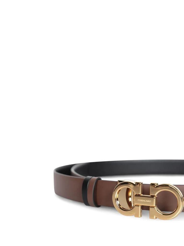 AUTHENTIC Salvatore Ferragamo Reversible Women’s Belt (Size:  Medium) SALVATORE FERRAGAMO REVERSIBLE BELT GANCINI BUCKLE LEATHER  main image 3